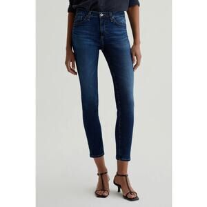 AG Prima Ankle Cigarette Ankle Jeans Women's size 31 R Dark Wash